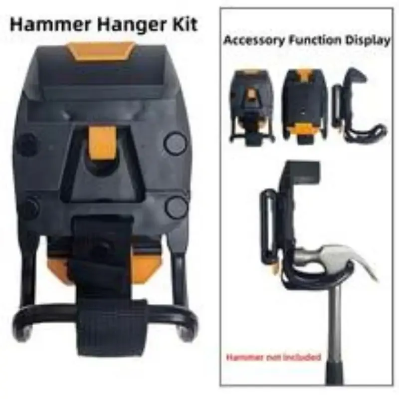 clip de remplacement robuste pour ceinture à outils abs à fixation rapide, accessoire pour sacoche de ceinture d'outils de construction