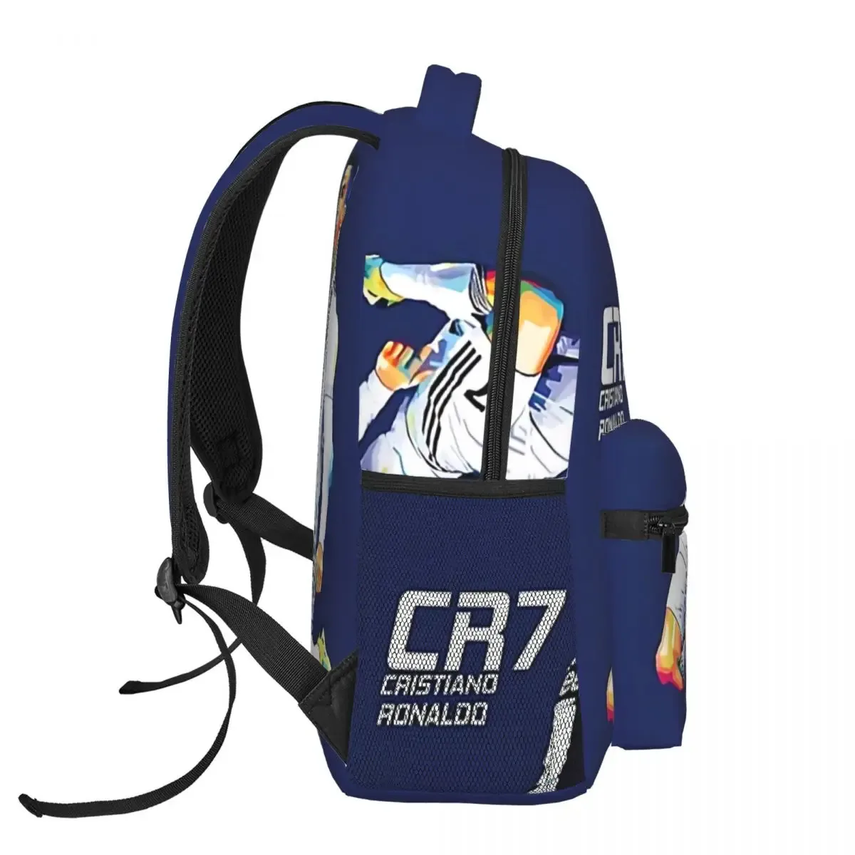 sac à dos scolaire en toile cr7 pour étudiants, sac à dos de voyage pour l'école primaire, le collège et l'université, 17 pouces