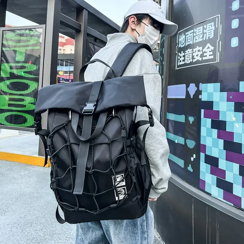 sac à dos multifonction pour casque de basket-ball pour hommes et femmes, hip hop techwear, étanche, sac de voyage à roulettes, sports de plein air