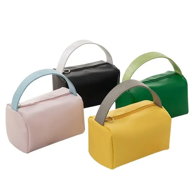 nouvelle trousse de maquillage en pu, sac à cosmétiques pour femmes, grande capacité, organiseur de rangement multifonctionnel, trousse de toilette de voyage, sac à main