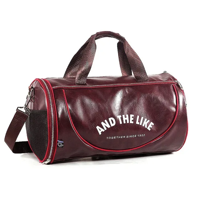 hommes sac de sport sacs en cuir pu rayé basket-ball entraînement fitness tas voyage bagages sac à main sac de sport pour femmes yoga