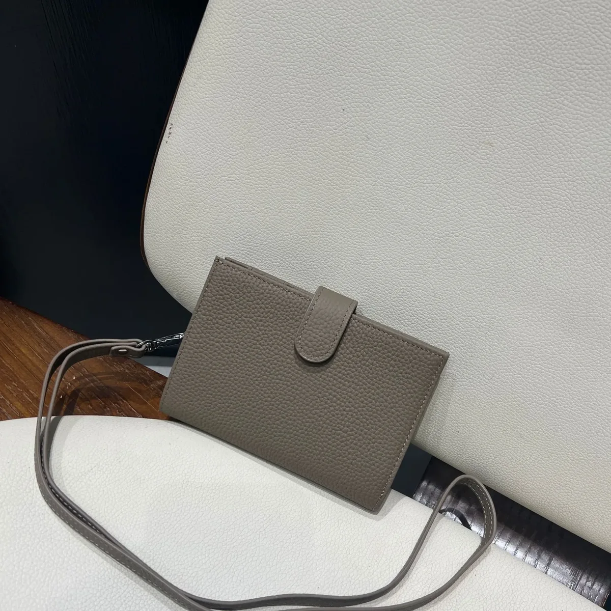 porte-passeport ultra-fin en cuir véritable avec nom personnalisé, nouveau porte-carte multifonctionnel, porte-billets, sac de rangement