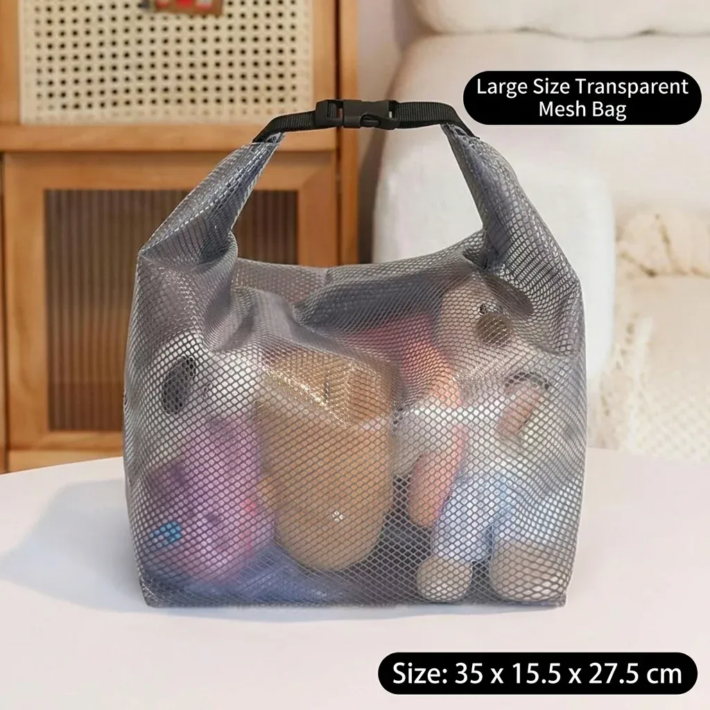 sac de toilette de voyage pour hommes et femmes, grande capacité, avec cordon de serrage, imperméable, pour la natation et la salle de bain