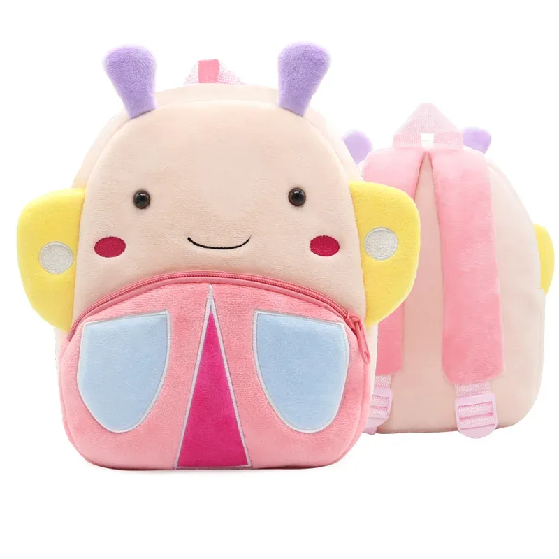 sac à dos créatif en peluche pour enfant, observateur, mignon, animal de dessin animé