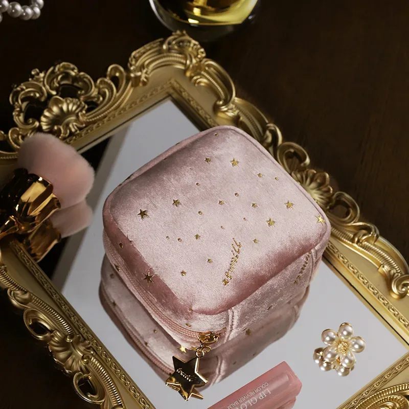 sac de maquillage portable pour femmes, organiseur de cosmétiques de grande capacité, sac de rangement pour produits de soin de la peau, trousse de toilette pour les voyages et les déplacements professionnels