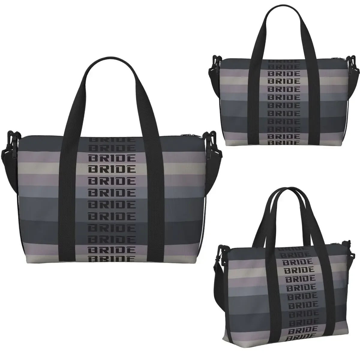 sac de voyage de plage en matériau personnalisé pour mariée jdm, fourre-tout de grande capacité pour salle de sport, sac à bandoulière de shopping pour femmes