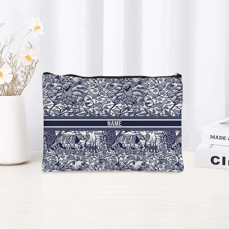 pochette de maquillage personnalisable pour femme, pochette de fête, pochette de mariage, pochette de voyage, trousse de maquillage en toile simple, organisateur, cadeaux pour femme