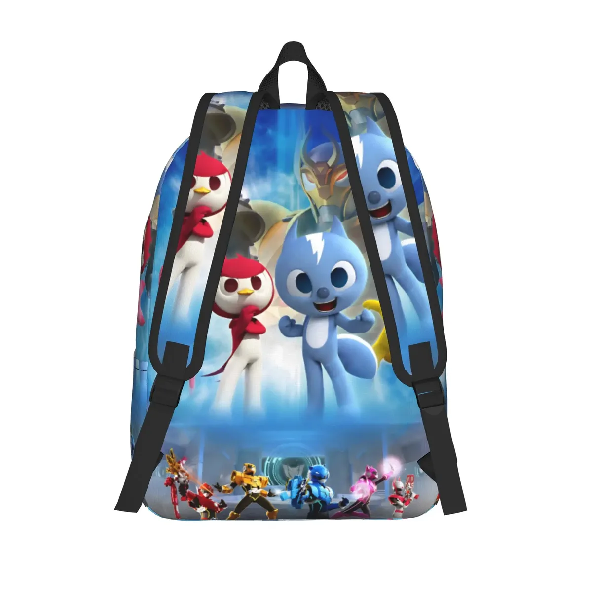 sac à dos de dessin animé mini force pour adolescents, sac à dos en toile durable, sac à dos de travail pour lycée, sacs pour ordinateur portable, hommes et femmes, volt sammy, lucy max