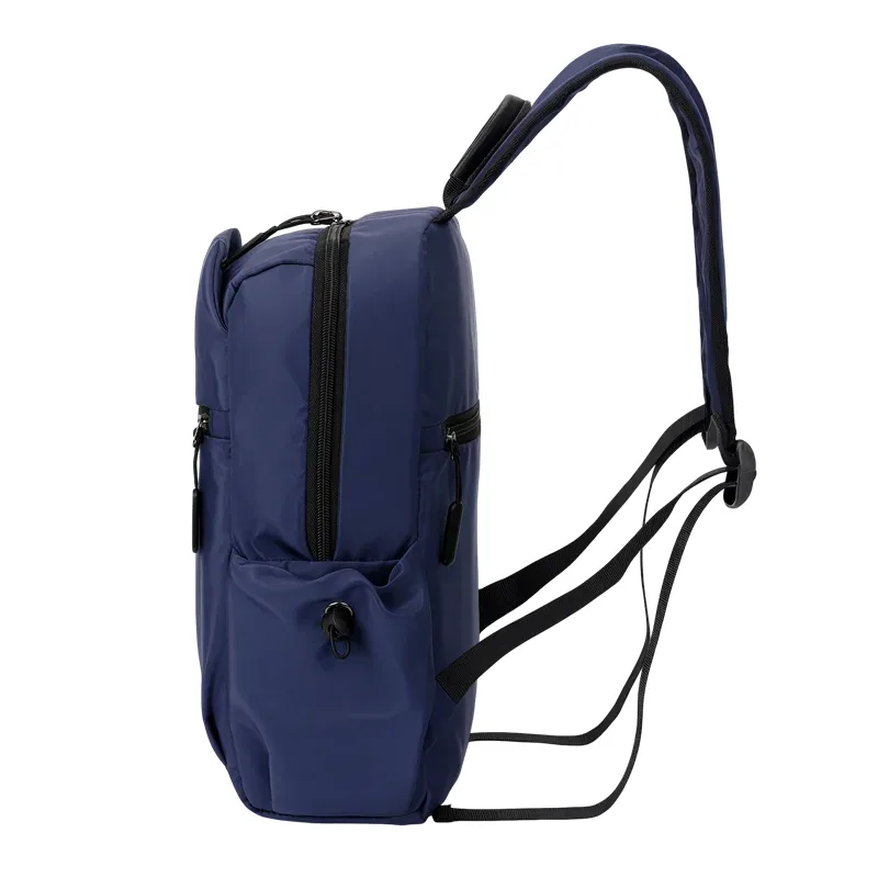 mini sac à dos pour hommes, tissu oxford imperméable, plusieurs poches, sangles réglables, poche latérale pour les déplacements quotidiens, les voyages courts, utilisation en extérieur