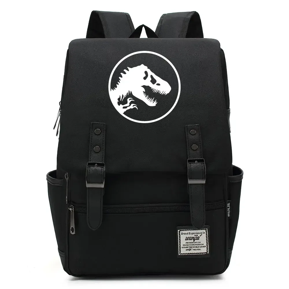 b3303 sac à dos tendance dinosaure jurassic park world avec boucle pour enfants, adolescents, étudiants, femmes et hommes