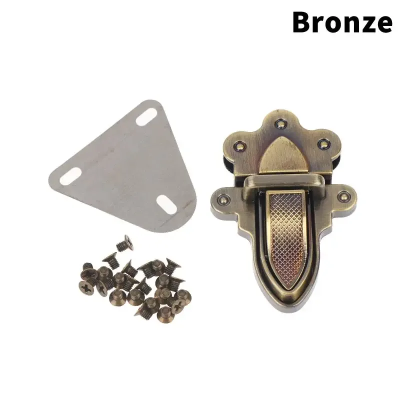 1 ensemble d'accessoires de quincaillerie pour sac à main, sac à bandoulière, sac à main, fermoir métallique, fermoir à languette, fermoirs à pression, pièces de fermeture