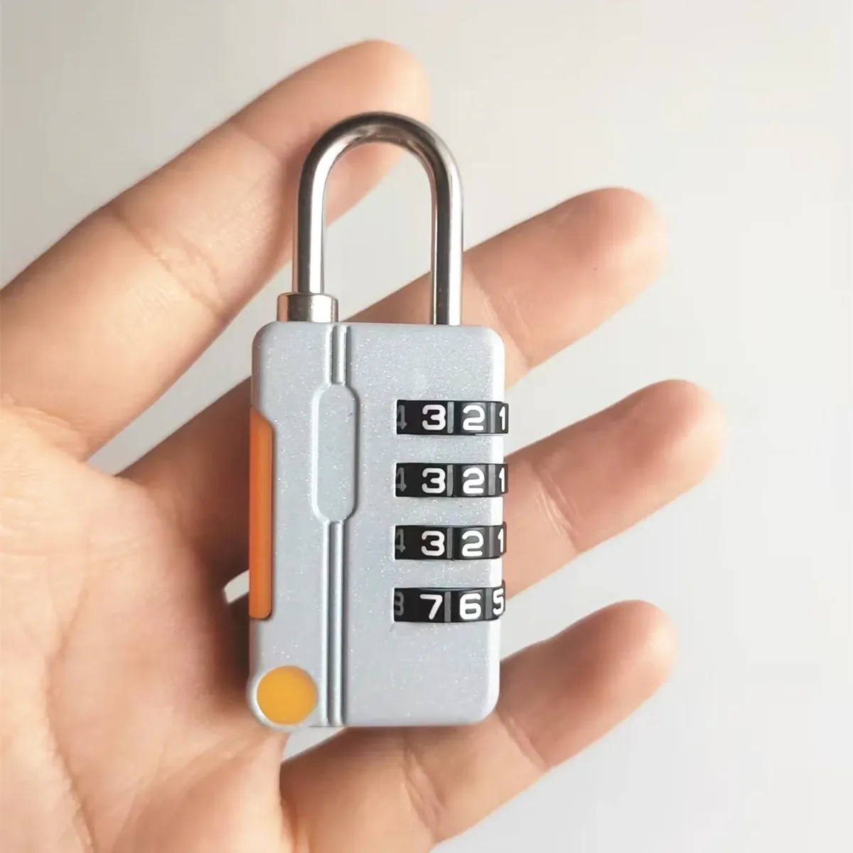 cadenas combiné numérique métallique noir orange voyage sacoche sport école armure compact elégant tsa