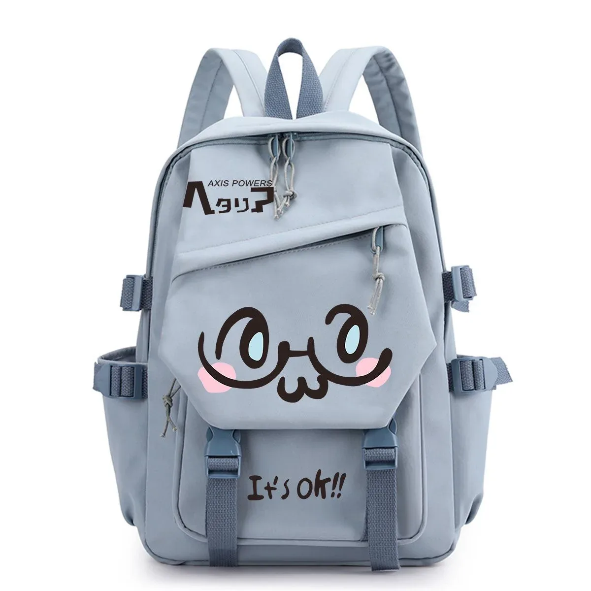 sac à dos axis power hetalia sac à dos d'école pour étudiants, imprimé de dessins animés mignons, léger, grande capacité, pour hommes et femmes, sacs à dos de voyage