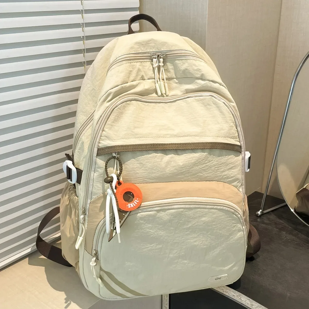 sac à dos de voyage léger et polyvalent de style coréen, décontracté, grande capacité, niche pour étudiants, double épaule