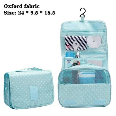 trousse de maquillage étanche de voyage, trousse de toilette suspendue pour femme, sac à cosmétiques pliable, organisateur, trousse de lavage, pochette de trousse de toilette portable