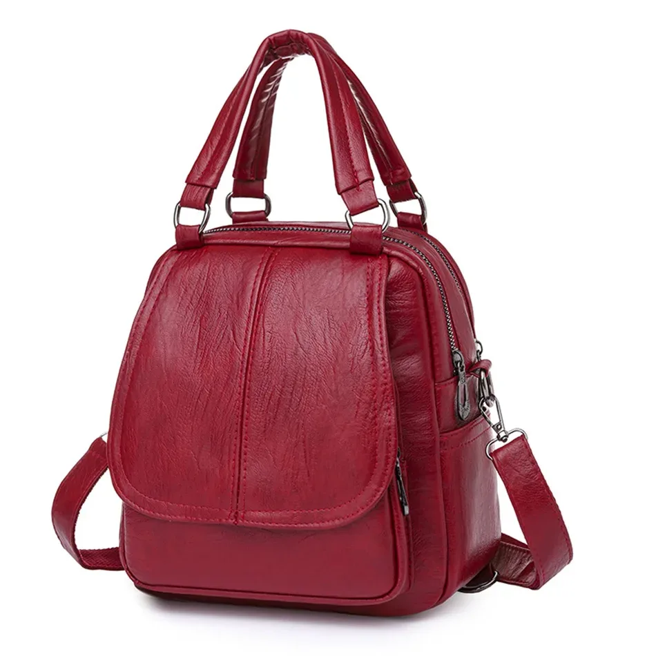 petit sac à dos rétro pour femme, multifonctionnel, grande capacité, initié, sac à bandoulière, sac à dos de voyage féminin, mini sac à main