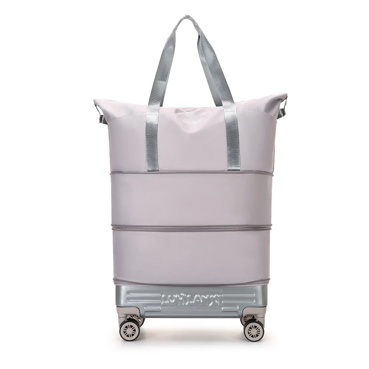 sac de voyage grande capacité avec roulettes, roulettes universelles pour les voyages longue distance, les voyages d'affaires, sac de rangement pour bagages