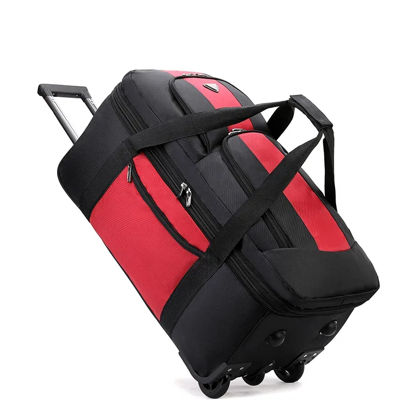 sac de voyage à roulettes oxford grill trolley, valise pliante, qualité, grande taille, organisateur de bagages, nouveau, 2025
