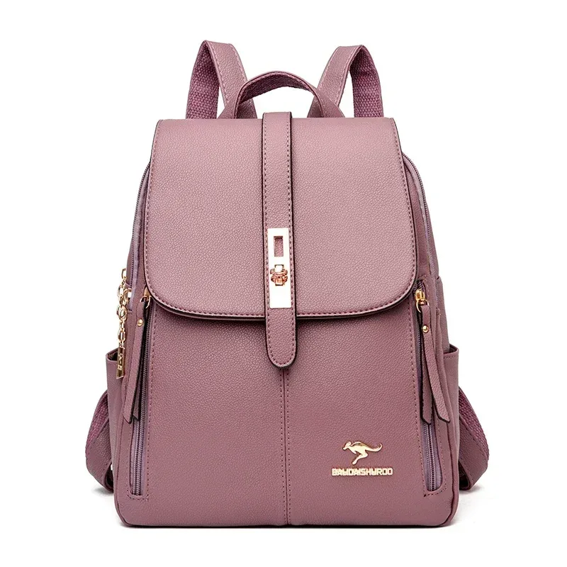 femmes grande capacité sac à dos de haute qualité en cuir vintage sacs pour femmes sacs d'école voyage sac à dos dames bookbag sac à dos