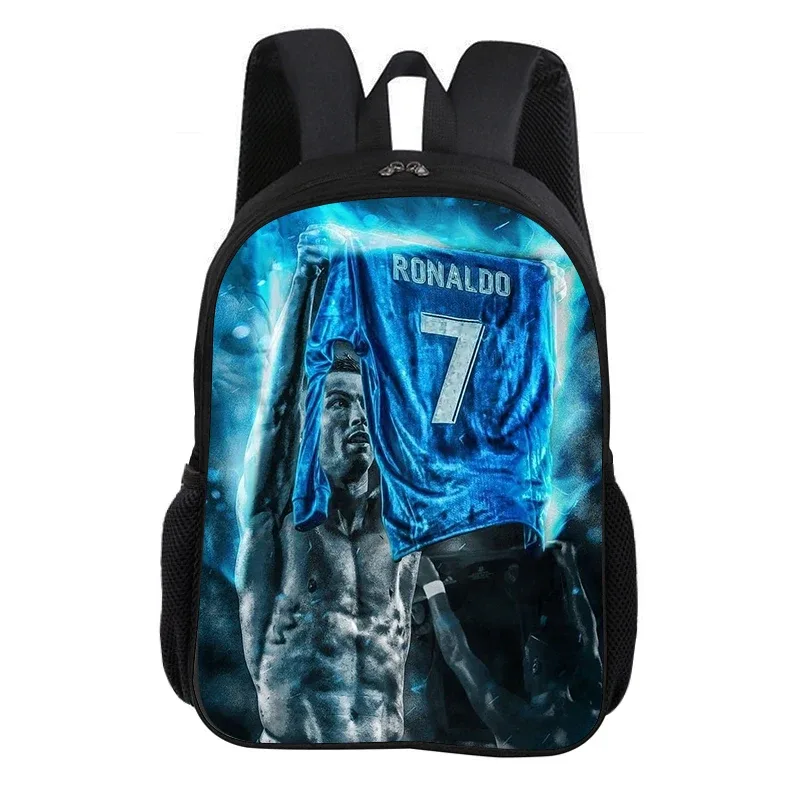 sac à dos cr football star, sac à dos pour enfant, sac à dos scolaire ronaldo, sac à dos de sport de football, sac à dos scolaire tendance, cadeau pour enfants