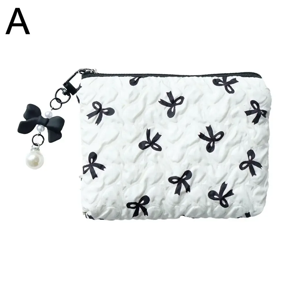 sac à main en toile avec nœud pour femme, sacs de rangement pour rouge à lèvres et coussin d'air, trousse de maquillage, sacs de toilette de voyage, sac à main commpiedmont, grande capacité, document, 1 pièce