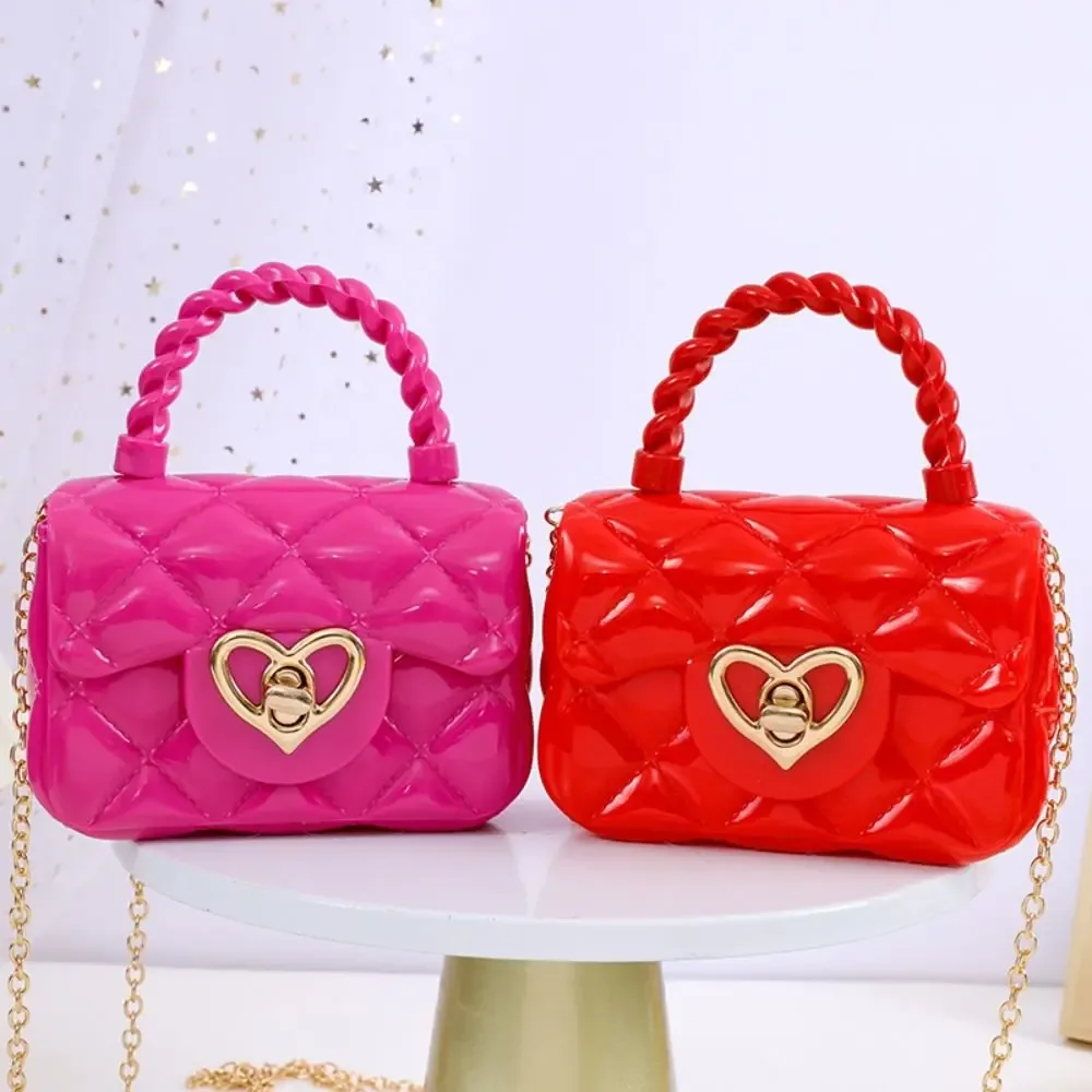 sacs à bandoulière en cuir pu pour enfants, sacs initiés par le cœur, mini porte-monnaie pour enfants, sac à msi pour filles, sac à main pour enfants, cadeaux à la mode