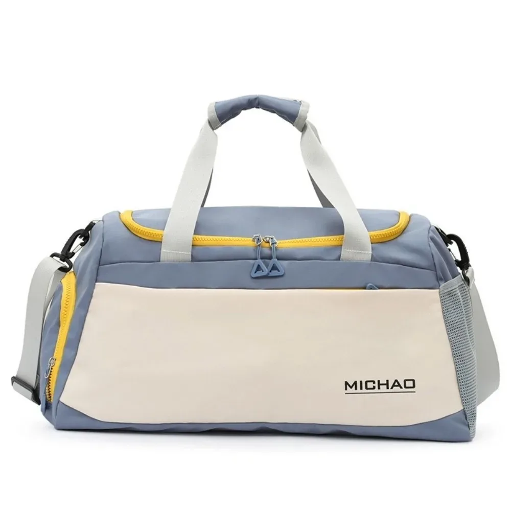 sac polochon de voyage à séparation sèche et humide, étanche, grande capacité, sac à bagages de voyage, compartiment à chaussures, résistant à l'usure