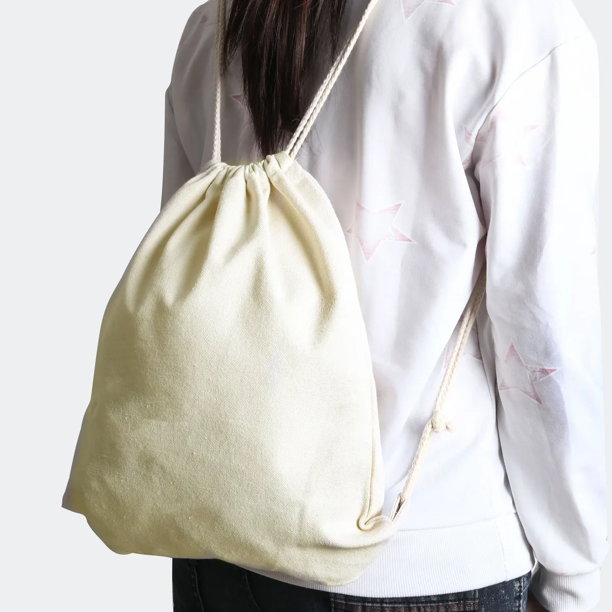 sac en toile avec cordon de serrage, sacs en toile blanche pour emballage cadeau, pochette réutilisable, organisateur d'objets divers pour la maison, sacs anti-poussière
