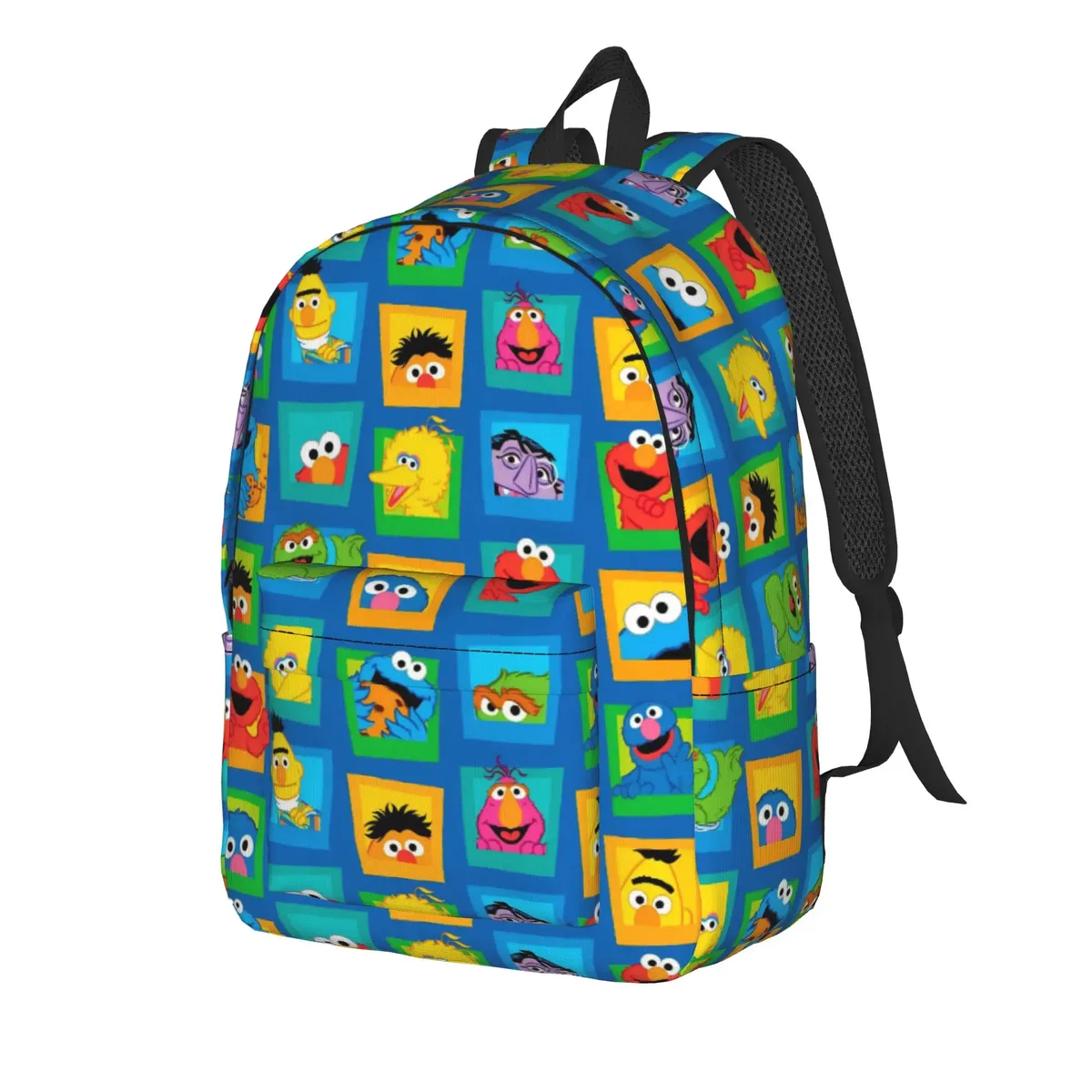 sesames streets – sac à dos de sport à la mode pour lycée et travail, sac à dos mignon pour hommes et femmes, sac à bandoulière pour ordinateur portable