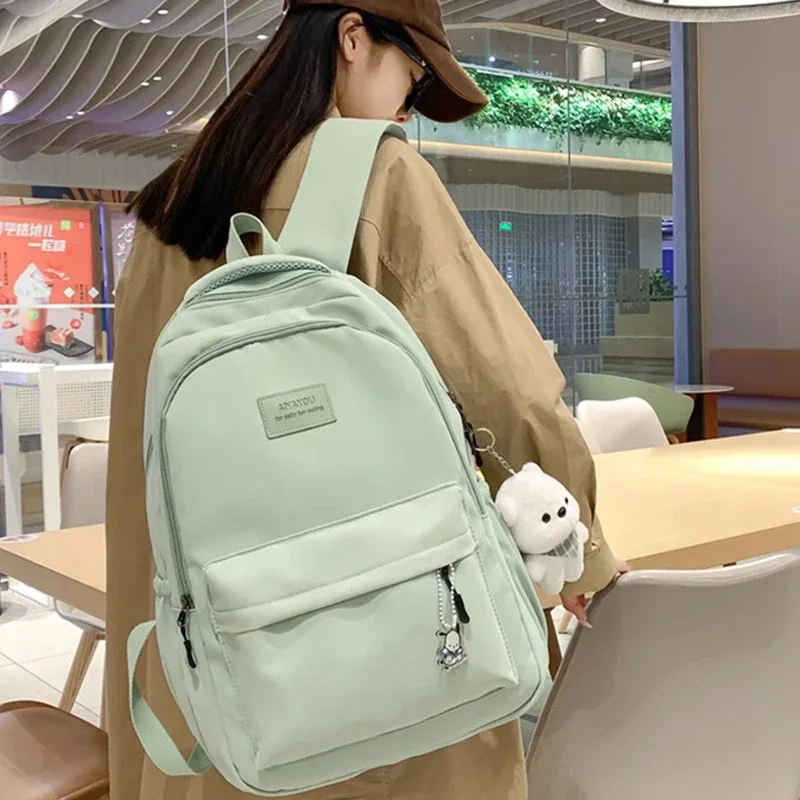 Nouveau femme mode dame haute capacité étanche collège sac à dos à la mode femmes sacs d'école pour ordinateur portable mignon fille voyage livre sac Cool