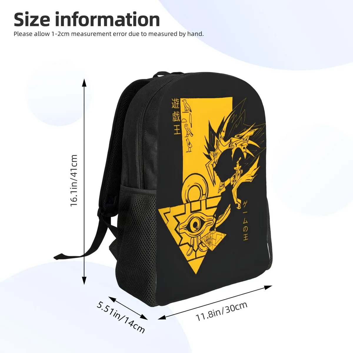 sac à dos 1 pièce yu gi oh! sac de rangement pour la rentrée scolaire lycée anniversaire début de nouvelle année scolaire