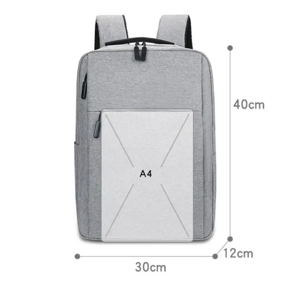 sac dos polyester gris noir bleu voyage étudiant affaires polyvalent ouvrage ordinateur transport travail