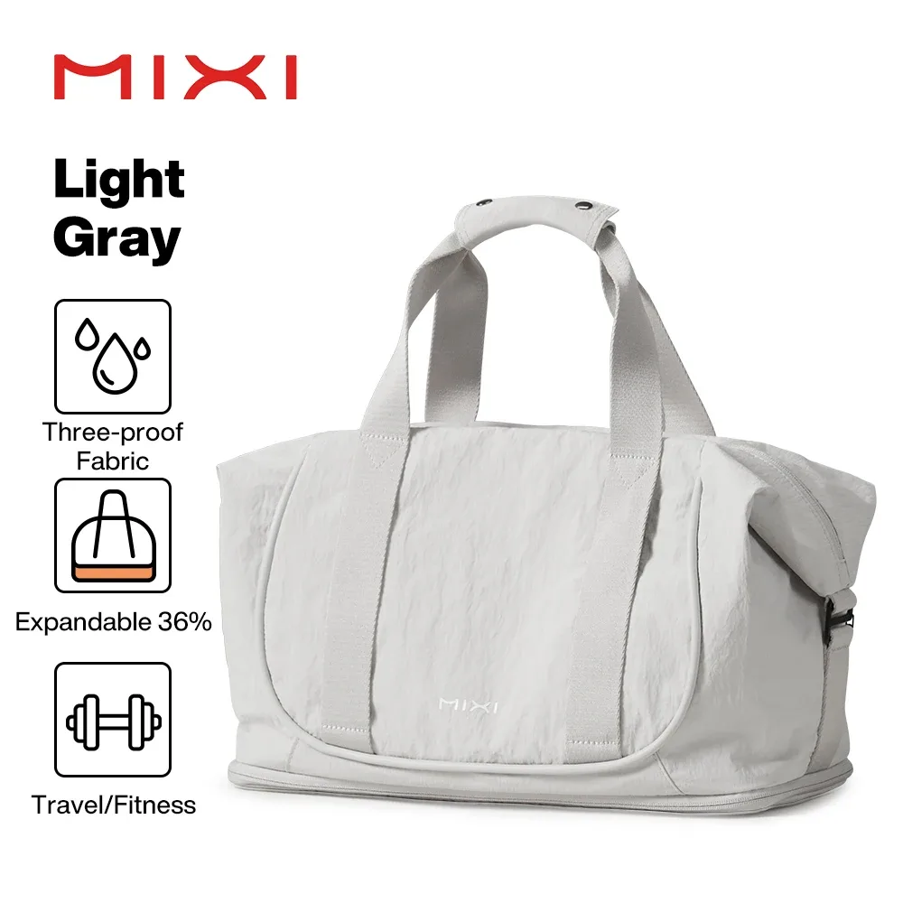 mixi sacs de voyage femmes grande taille capacité sport fitness sac de rangement pliable duffle costume sac pour sac à bandoulière sac à main m3020