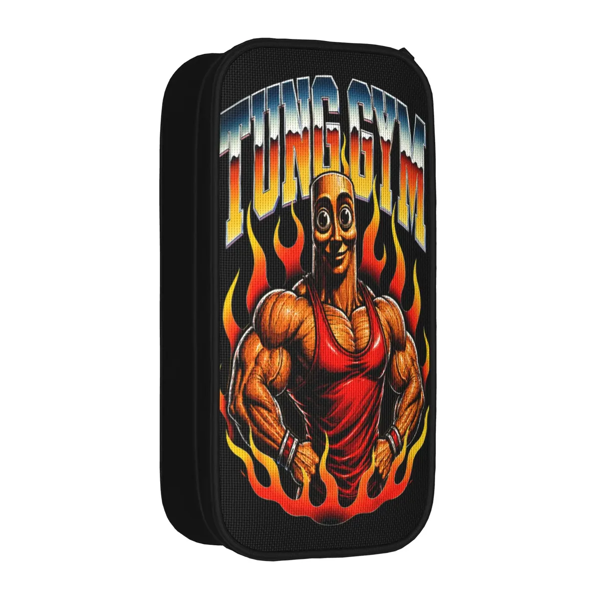 tung sahur neegy meme doorbell john pork halloween trousse à crayons esthétique pour garçons et filles, personnalisable diy pour l'école