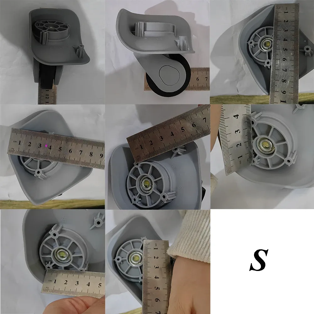 roue remplacement caoutchouc silencieuse résistante usure gris noir valises accessoire voyage réparation sangles poignées