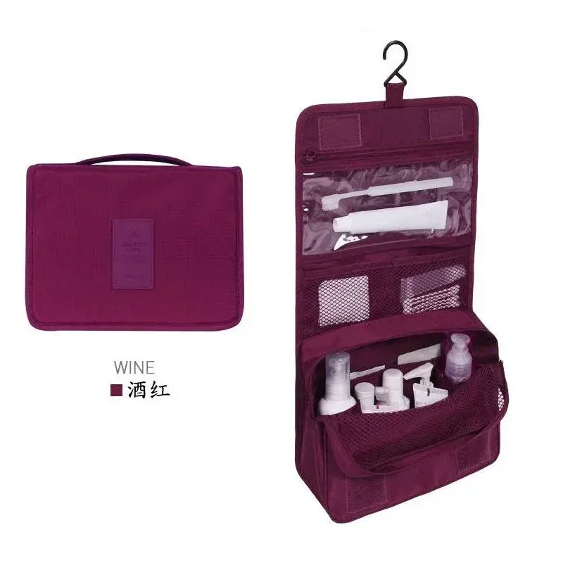 trousse toilette cosmétique rose léopard compartiments imperméable transparent grille velcro voyage maquillage organisateur rangement