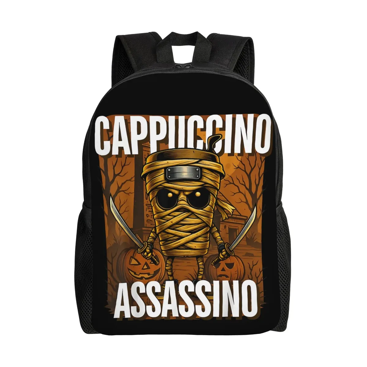 sac à dos tung tung tung sahur pour hommes et femmes, sac à dos décontracté pour le lycée, sac à dos en toile pour le collège, motif meme brainrot italien, cadeau