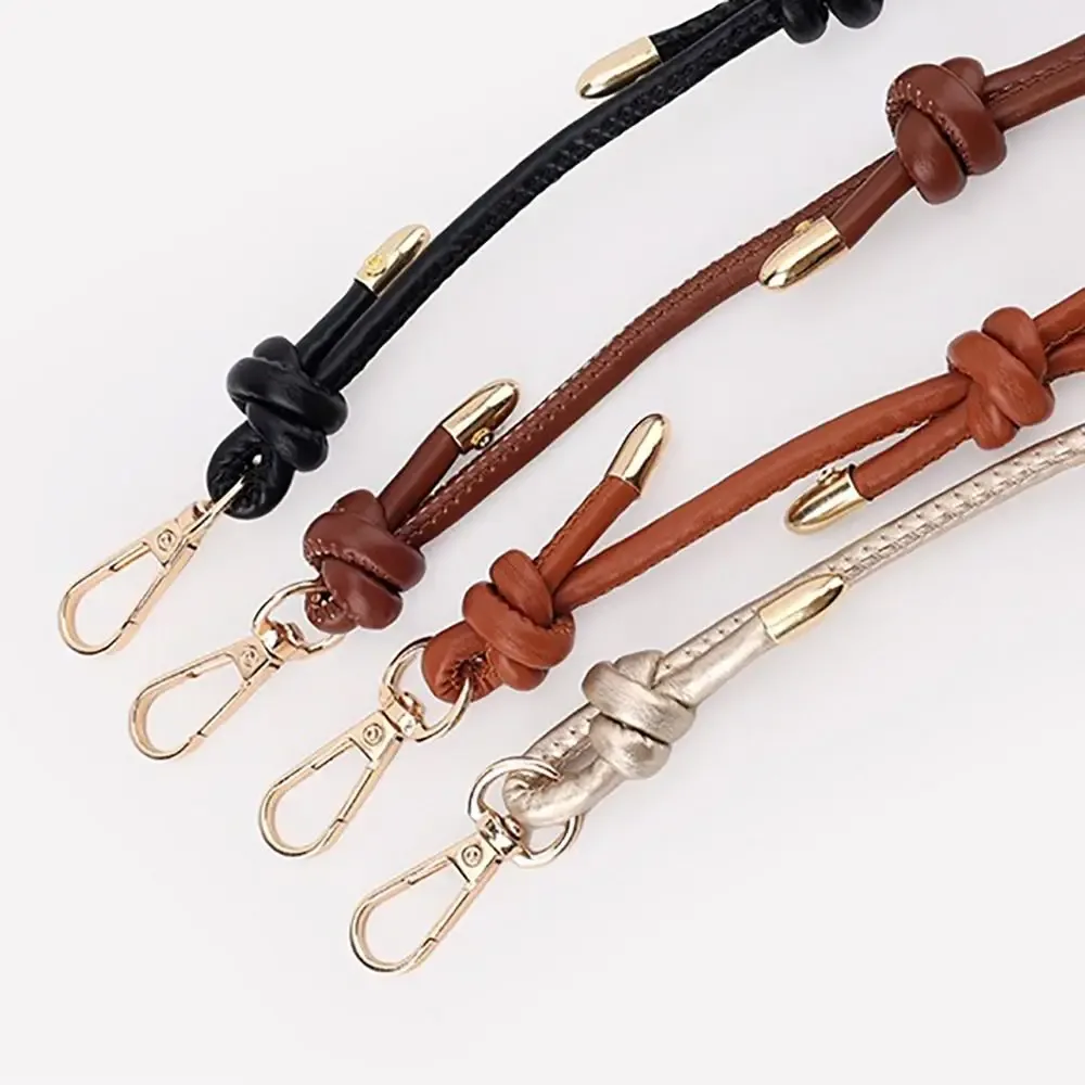 sangle de sac à bandoulière en cuir pu, longueur réglable, couleur unie, sangle de remplacement légère pour sac à main