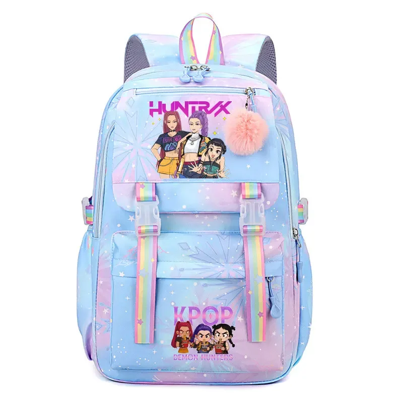 sac à dos kpop demon hunters pour étudiantes, lycéennes, collégiennes, polyvalent, adapté au quotidien et aux activités de plein air