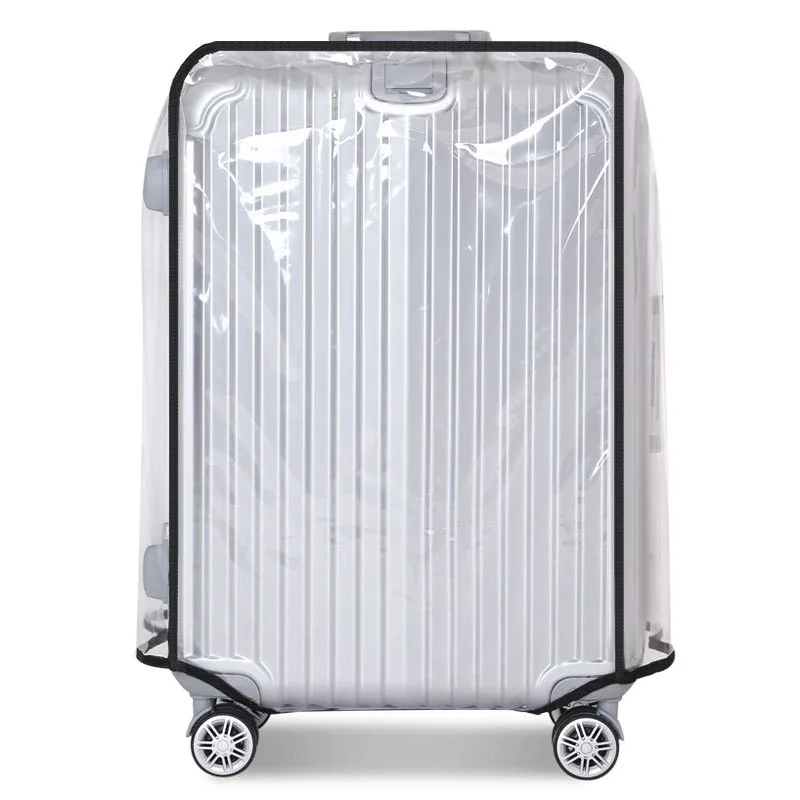 housse de protection transparente en pvc pour bagages, housse de protection étanche pour chariot, épaisse et durable, housse de protection contre la poussière pour valise, accessoire de voyage