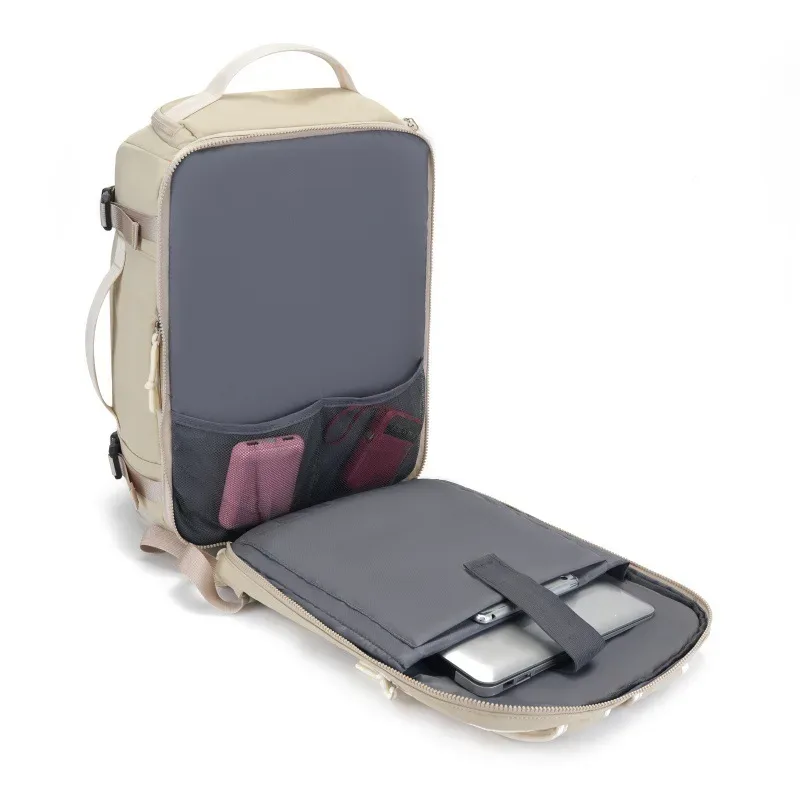 sac de sport grande capacité avec compartiment à chaussures indépendant, sac à dos de voyage pour affaires en tissu oxford, unisexe