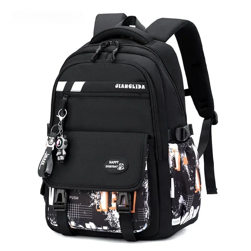 sac à dos de voyage léger grande capacité pour enfants, adolescents et collégiens, noir