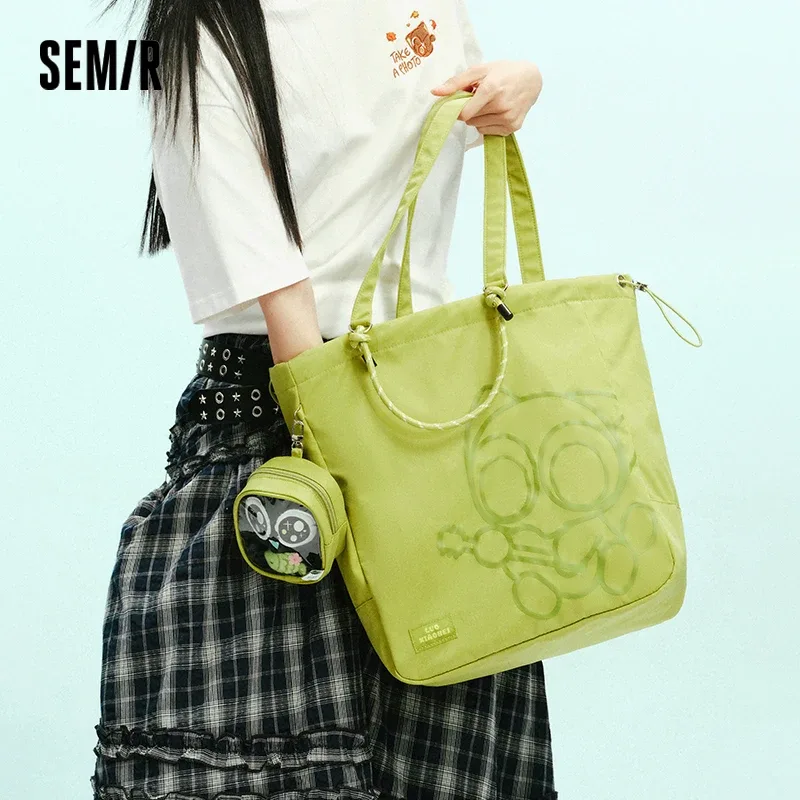 sac fourre-tout pour femme semir, sac à bandoulière, sac de campus, sac de trajet, nouvelle collection 2026, grande capacité, style décontracté, sac de transport quotidien