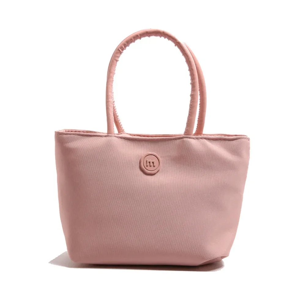 sac en nylon minimaliste de style japonais, mini sac à main mignon pour femme, sac fourre-tout portable, mini sac à main pour trajets quotidiens