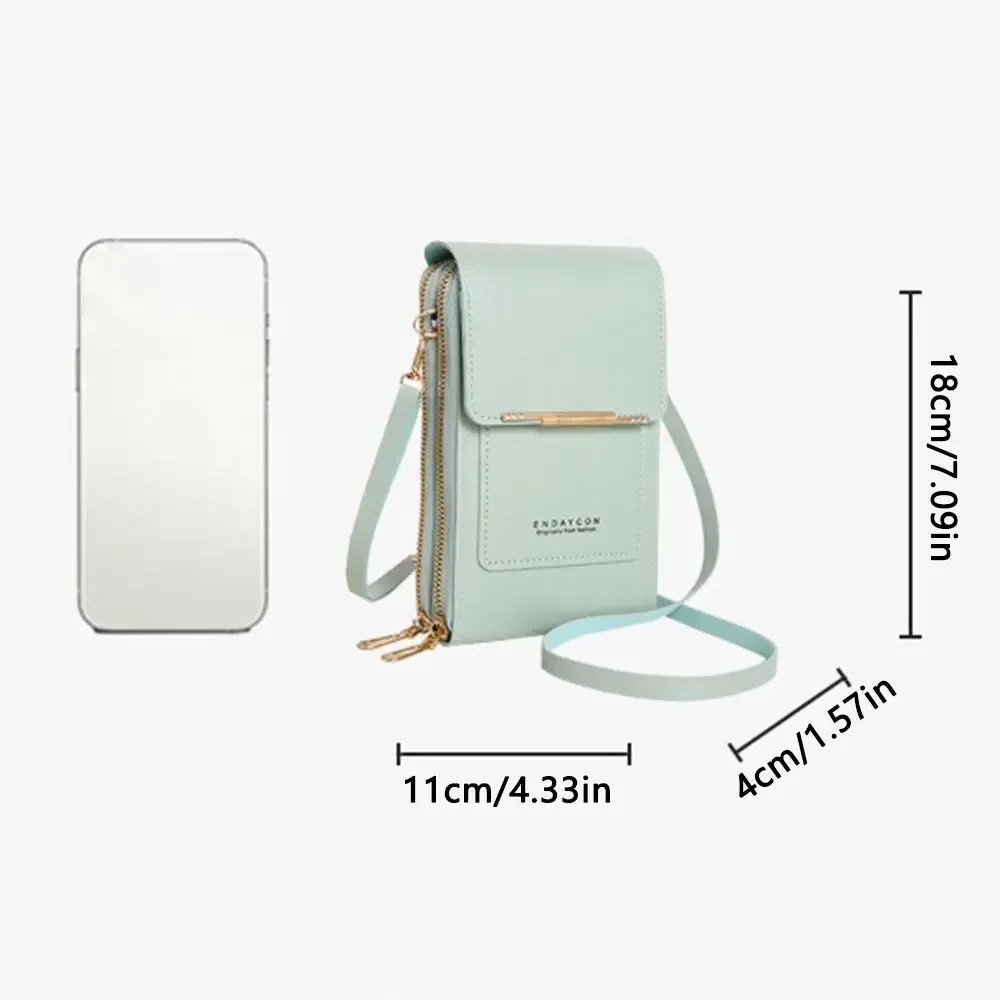 sac à main pour téléphone portable avec écran tactile pour femmes, sac à bandoulière, sac à main antivol rfid