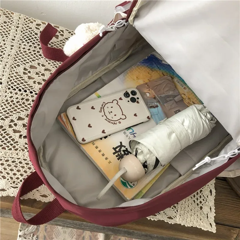 sac à dos étanche pour femme, sac d'école pour adolescente, cartable d'étudiant, sac à dos pour ordinateur portable, sac à dos de voyage féminin mignon