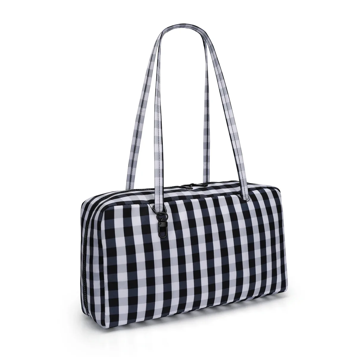 sac fourre-tout en nylon, sac à bandoulière pour femme avec clip porte-clés, sac à main léger à fermeture éclair, idéal pour le travail quotidien, les voyages, la gym, cadeau pour maman
