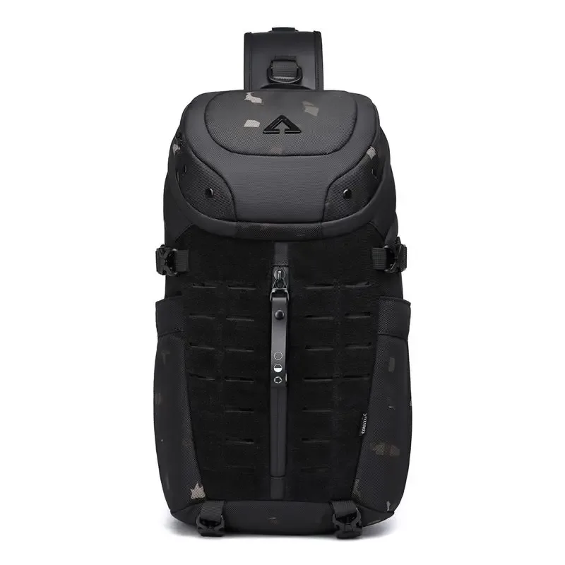 sac bandoulière imperméable ozuko pour homme avec port usb antivol, sac messager de voyage court, sac de poitrine tendance pour homme