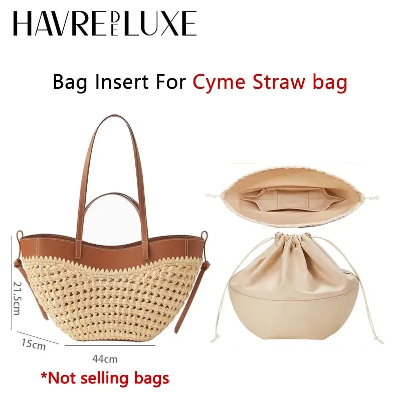 organisateur de sac à cordon pour cyme mini straw – doublure intérieure durable et légère pour sac, accessoires de support de sac