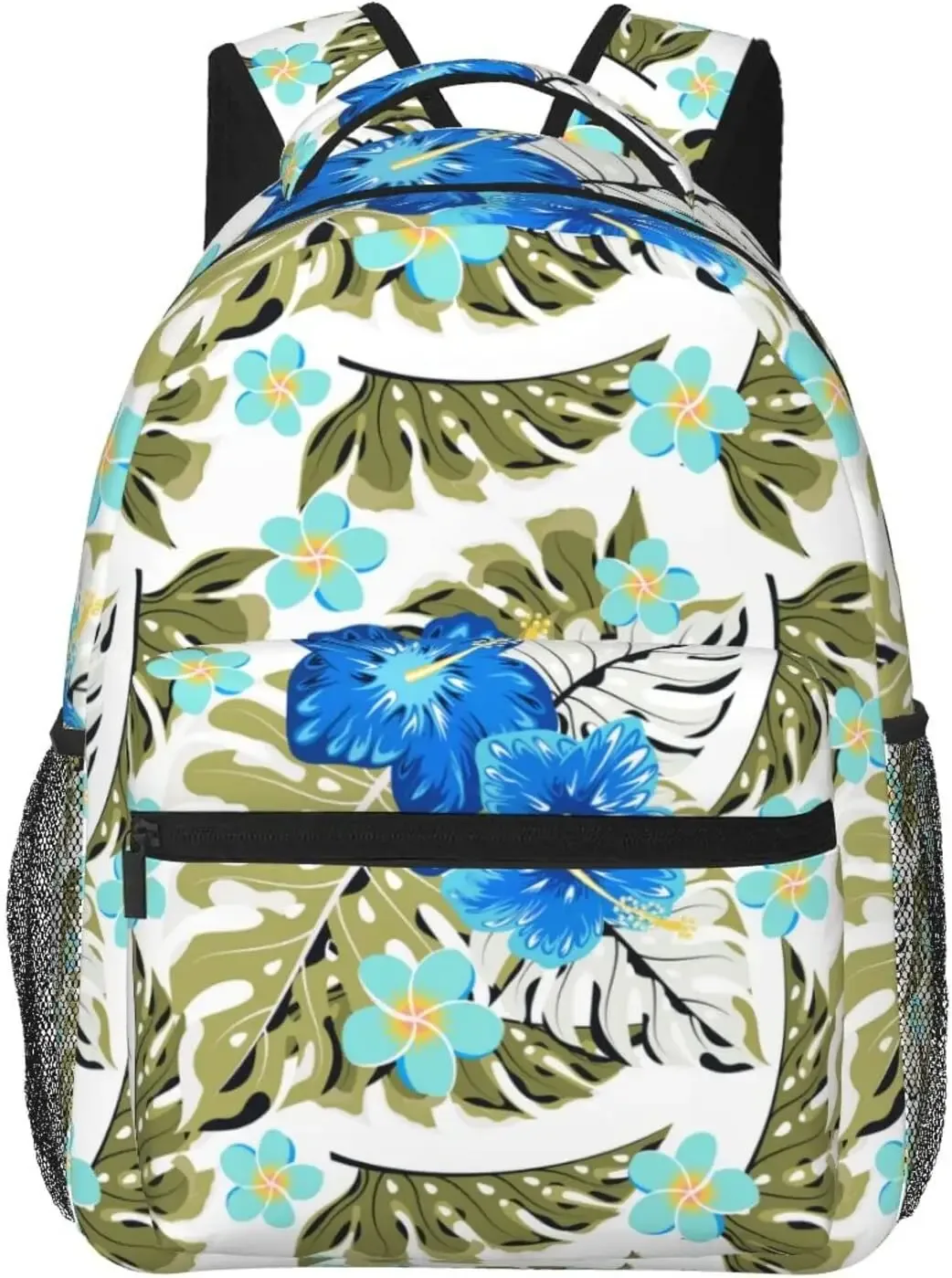sac à dos à motifs de palmier hawaïen pour homme et femme, joli cartable pour ordinateur portable, voyage, randonnée, camping